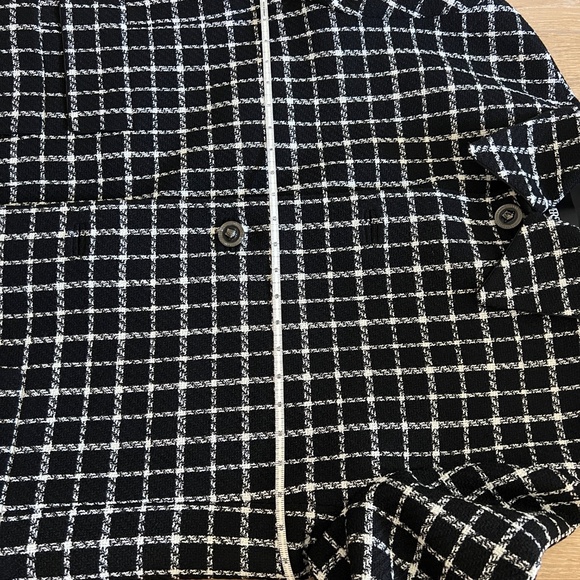 Versace Runway checked single-breasted Coat NEW sz M - Picture 11 of 16